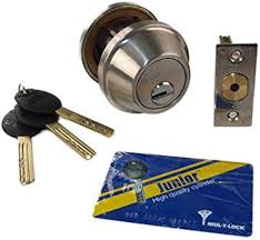 Cronus® Double Cylinder Grade 2 Deadbolt; includes Card & 2 Cut Keys